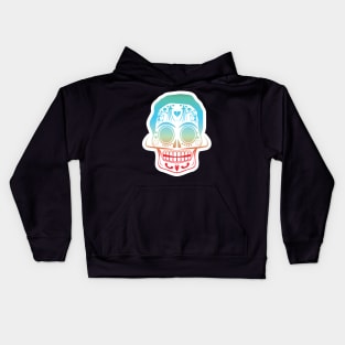 dia de los muertos dali Kids Hoodie